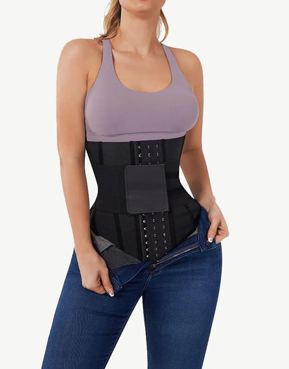 Latex Waist Trainer With Tummy Wrap – Eve.Adore Boutique 1